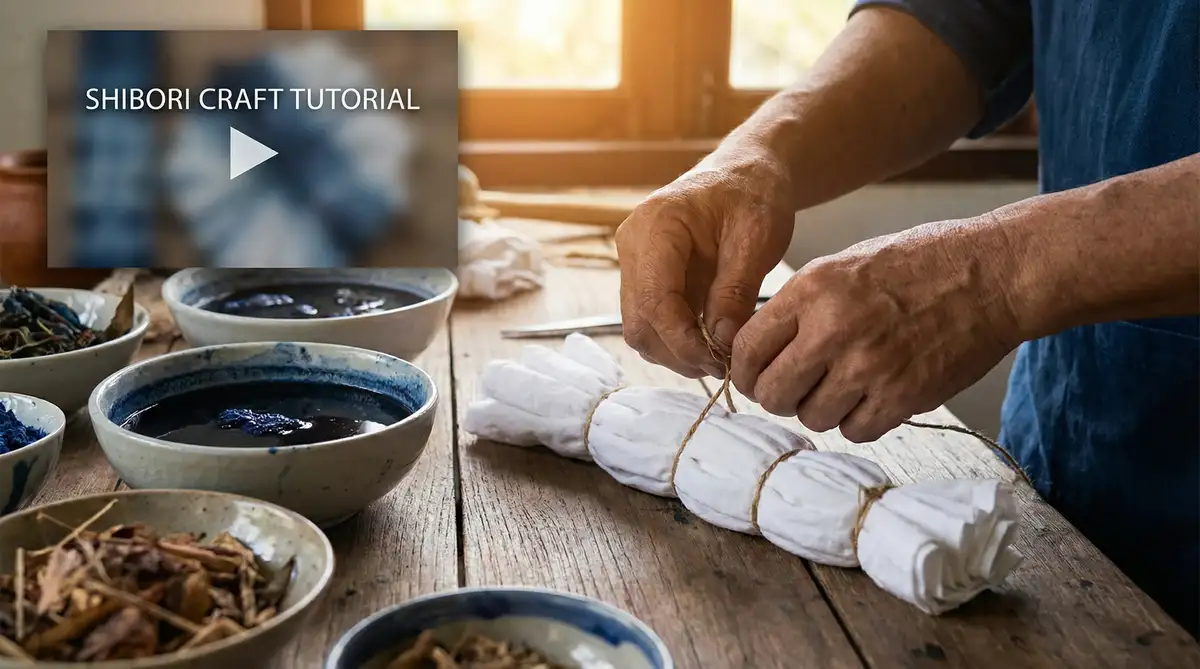 植物染教学：扎染基础技法 | 麻豆视频