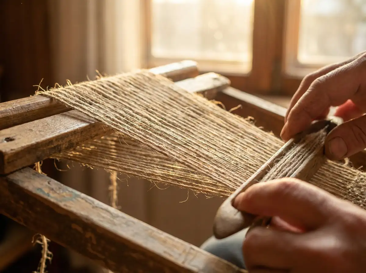 麻线编织细节 - 匠人手作 | 麻豆视频